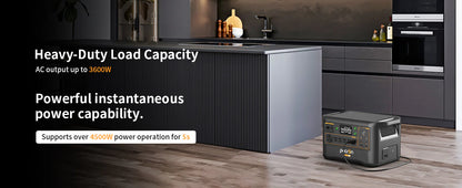 PECRON F3000LFP Portable Power Station 3600W 3072Wh | Expandable LiFePO4 Solar Generator