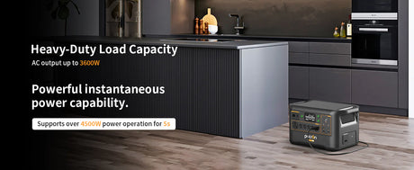 PECRON F3000LFP Portable Power Station 3600W 3072Wh | Expandable LiFePO4 Solar Generator