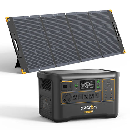 PECRON F3000LFP Portable Power Station 3600W 3072Wh | Expandable LiFePO4 Solar Generator