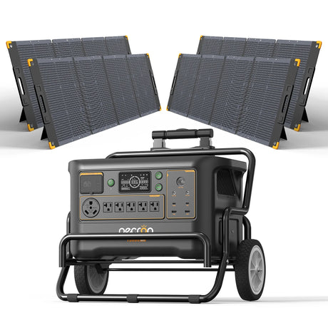 PECRON F3000LFP Portable Power Station 3600W 3072Wh | Expandable LiFePO4 Solar Generator