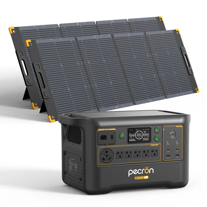PECRON F3000LFP Portable Power Station 3600W 3072Wh | Expandable LiFePO4 Solar Generator