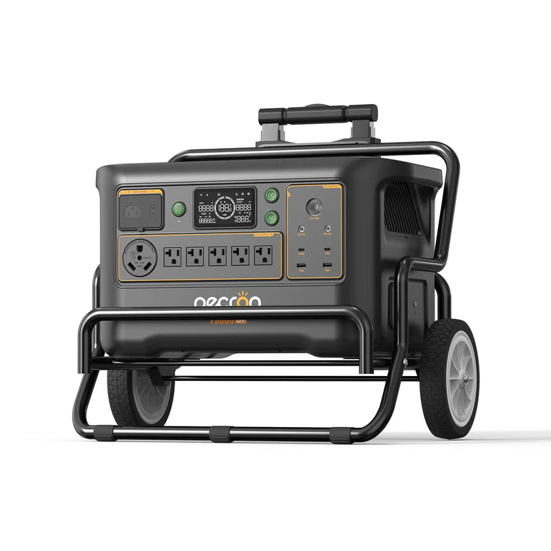PECRON F3000LFP Portable Power Station 3600W 3072Wh | Expandable LiFePO4 Solar Generator