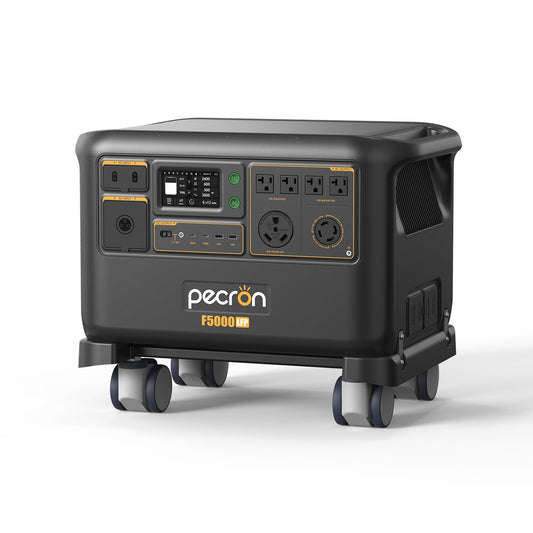PECRON F5000LFP portable power station front view