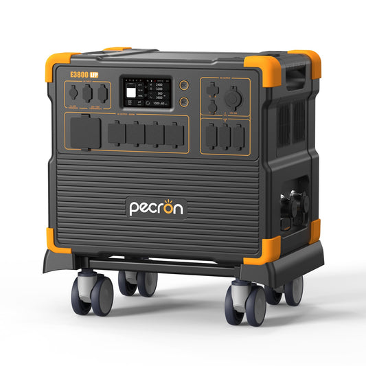 PECRON E3800LFP portable power station 4200W 3840Wh LiFePO4 battery solar generator