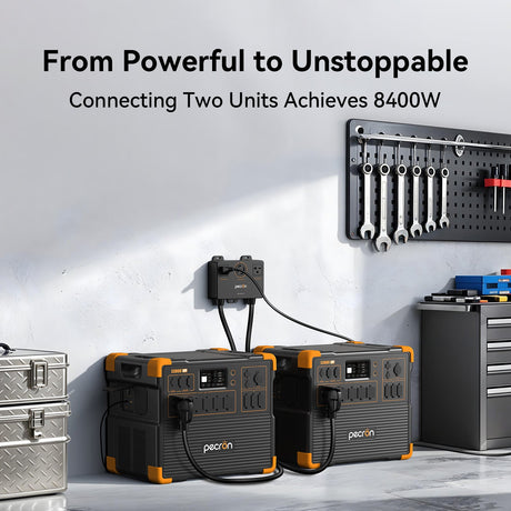 PECRON E3800LFP Portable Power Station – 4200W / 3840Wh