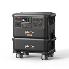 PECRON F5000LFP backup power station with wheels