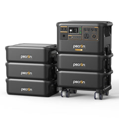 Large-capacity portable power station with LCD display