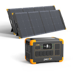 PECRON E1000LFP Solar Generator Kit – 1800W, 1024Wh LiFePO4