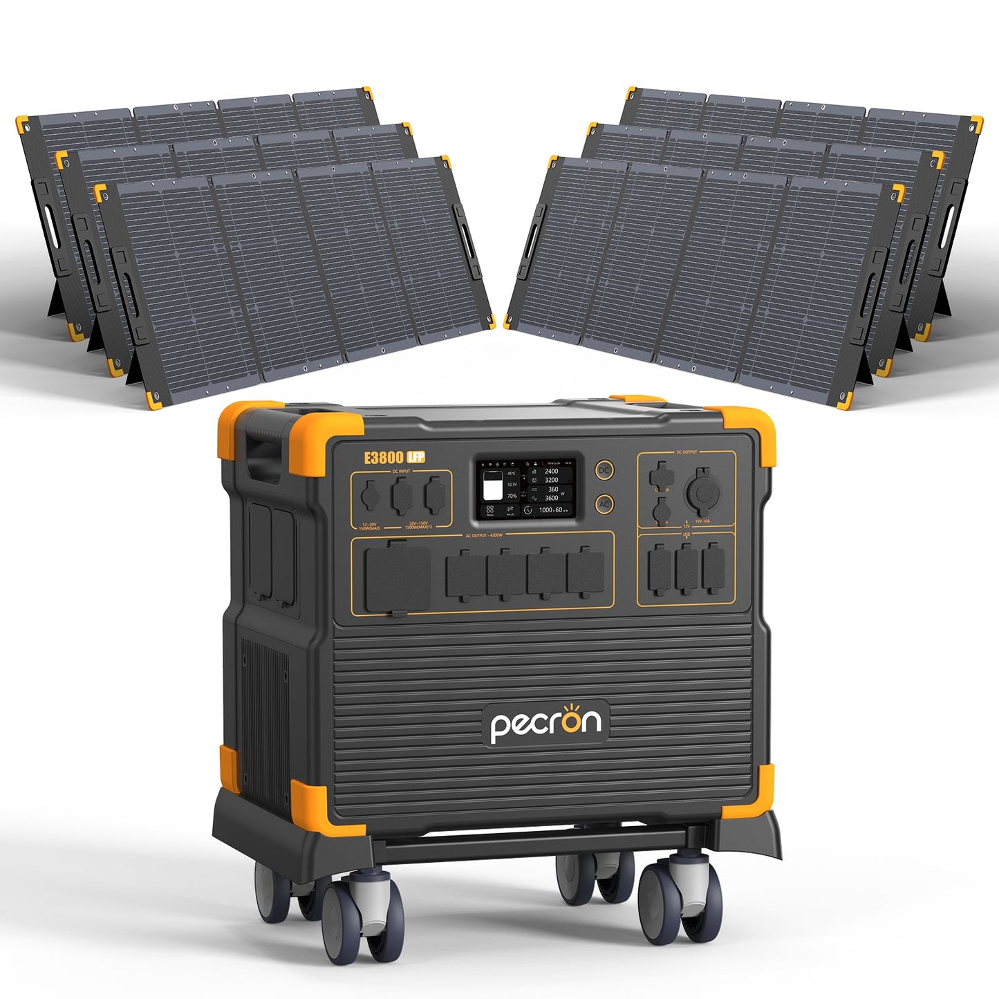 PECRON E3800LFP Portable Power Station – 4200W / 3840Wh