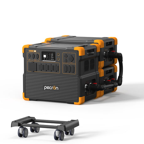 PECRON E3800LFP expandable power station with EP3000-48V battery modules