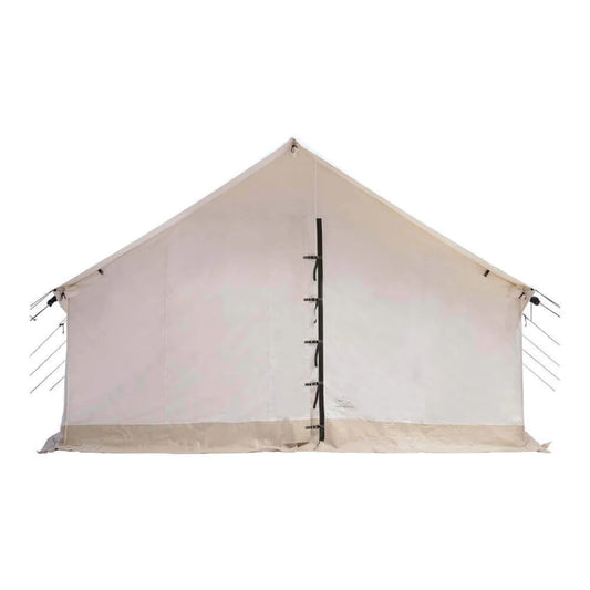 [16x20FT] White Duck Alpha UV Resistant Wall Tent With Double Stitched Seams