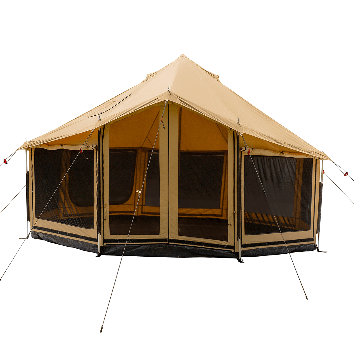 WhiteDuck Outdoors 18' Altimus Bell Tent | 4-Season Luxury Camping Tent