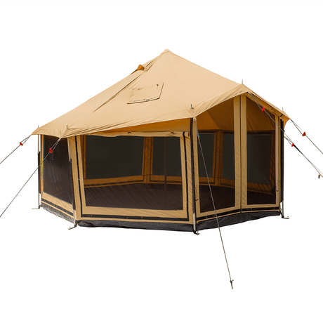 WhiteDuck Outdoors 18' Altimus Bell Tent | 4-Season Luxury Camping Tent