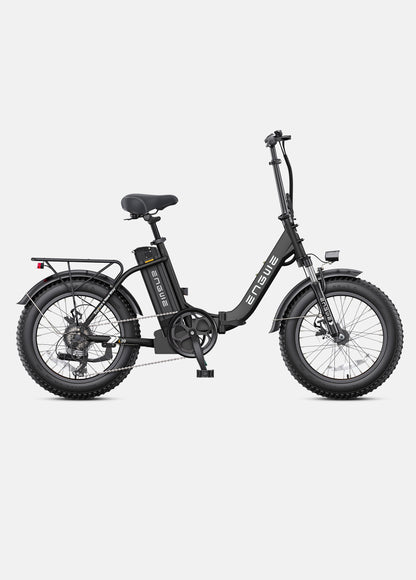 "Adjustable saddle and handlebars on Engwe L20 2.0 e-bike"

