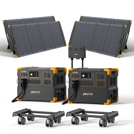 PECRON E3800LFP Portable Power Station – 4200W / 3840Wh
