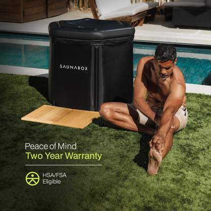 SAUNABOX® Ultimate Recovery Bundle Pro – Infrared Sauna + Cold Plunge Kit