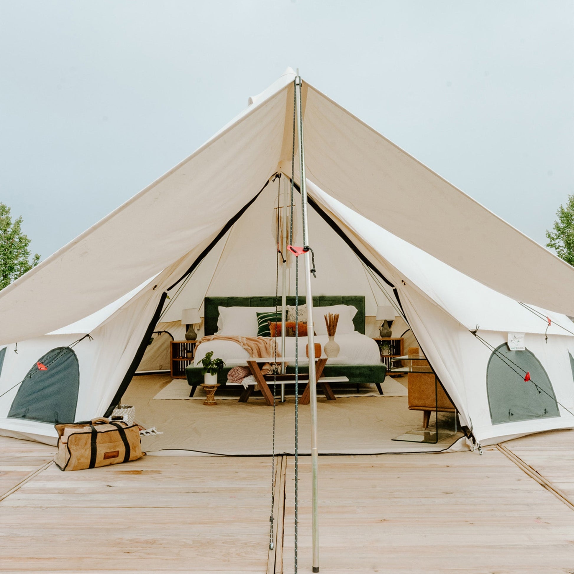 white duck bell tent White Duck Outdoors Avalon Bell Tent 20'