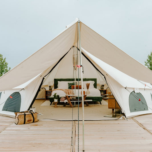 White Duck Outdoors Avalon Bell Tent – 20' (Premium 4-Season Bell Tent)