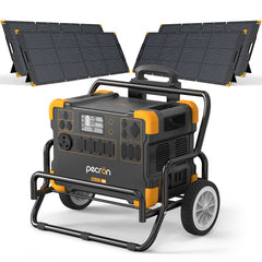 PECRON E2000LFP Expandable Portable Power Station – 2000W, 1920Wh LiFePO4, 1300W Solar Charging