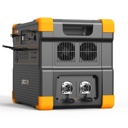 PECRON E3600LFP Portable Power Station – 3600W, 3072Wh LiFePO4, 2400W Solar Charging