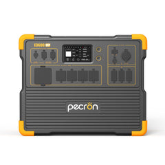 PECRON E3600LFP Portable Power Station – 3600W, 3072Wh LiFePO4, 2400W Solar Charging