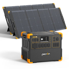 PECRON E3600LFP Portable Power Station – 3600W, 3072Wh LiFePO4, 2400W Solar Charging