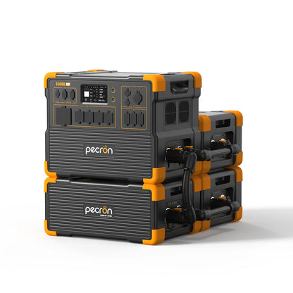 PECRON E3600LFP Portable Power Station – 3600W, 3072Wh LiFePO4, 2400W Solar Charging