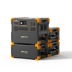 PECRON E3600LFP Portable Power Station – 3600W, 3072Wh LiFePO4, 2400W Solar Charging