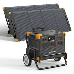 PECRON E3600LFP Portable Power Station – 3600W, 3072Wh LiFePO4, 2400W Solar Charging