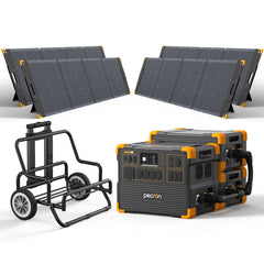 PECRON E3600LFP Solar Generator Kit – 3600W, 3072Wh LiFePO4, 2400W Solar Power