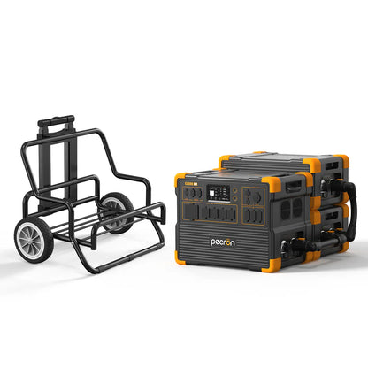 PECRON E3600LFP Portable Power Station – 3600W, 3072Wh LiFePO4, 2400W Solar Charging