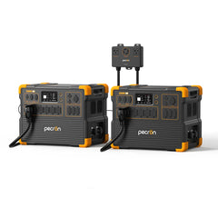 PECRON E3600LFP Portable Power Station – 3600W, 3072Wh LiFePO4, 2400W Solar Charging