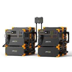PECRON E3600LFP Portable Power Station – 3600W, 3072Wh LiFePO4, 2400W Solar Charging