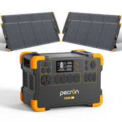 PECRON E2000LFP Expandable Portable Power Station – 2000W, 1920Wh LiFePO4, 1300W Solar Charging