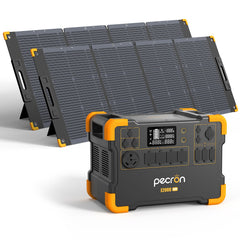 PECRON E2000LFP Expandable Portable Power Station – 2000W, 1920Wh LiFePO4, 1300W Solar Charging