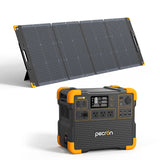 PECRON E2400LFP Portable Power Station – 2400W, 2048Wh LiFePO4, 800W Solar Charging