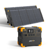 PECRON E2400LFP Solar Generator Kit – 2400W, 2048Wh LiFePO4, 800W Solar Power