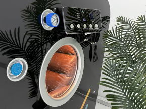 Airvida Elite 1.3–2.0 ATA Hard Shell Sitting Hyperbaric Chamber — Stainless Steel Wellness System