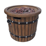 25" Round 40K BTU Liquid Propance Concrete Fire Pit (SAK88764)