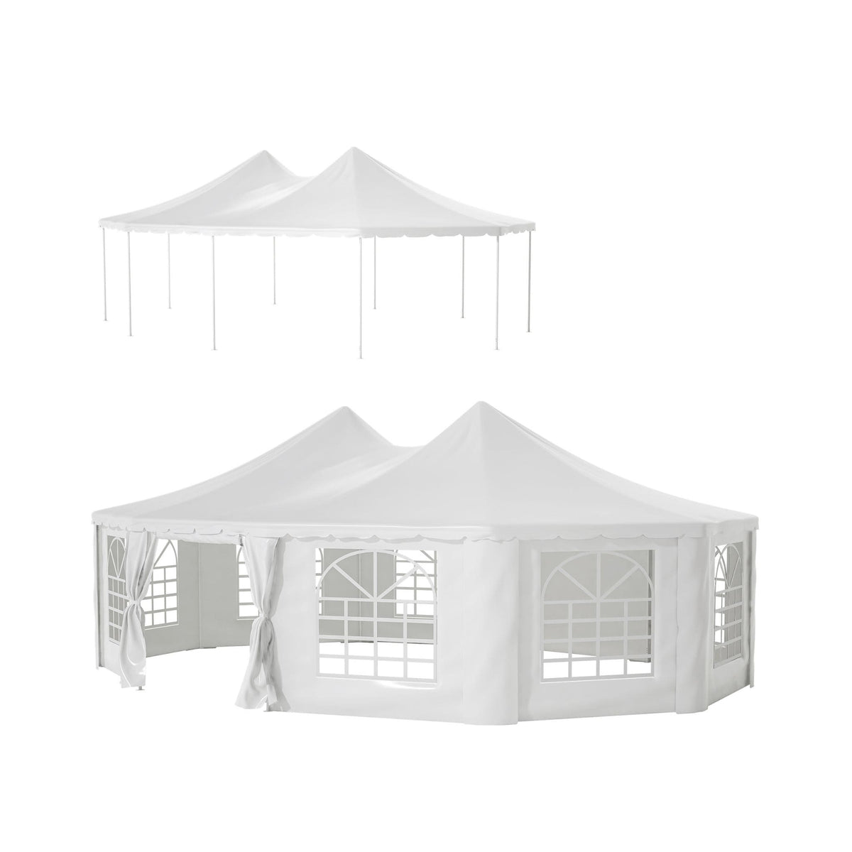 [29X21FT] Extra Large Heavy-Duty Outdoor Waterproof Party, Wedding Tent With Steel Frame (SAK53821)