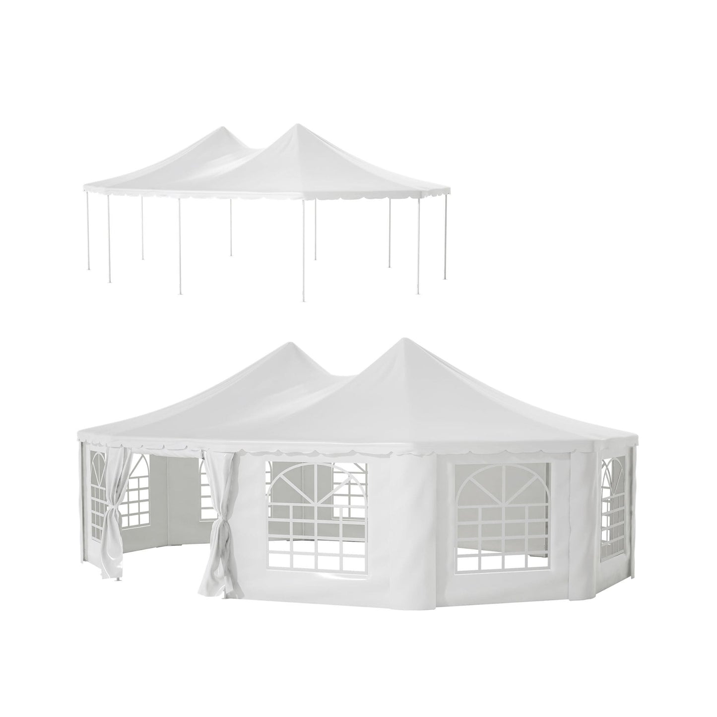 [29X21FT] Extra Large Heavy-Duty Outdoor Waterproof Party, Wedding Tent With Steel Frame (SAK53821)