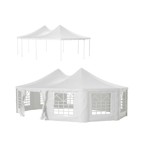 [29X21FT] Extra Large Heavy-Duty Outdoor Waterproof Party, Wedding Tent With Steel Frame (SAK53821)