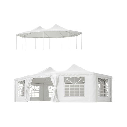 [29X21FT] Extra Large Heavy-Duty Outdoor Waterproof Party, Wedding Tent With Steel Frame (SAK53821)