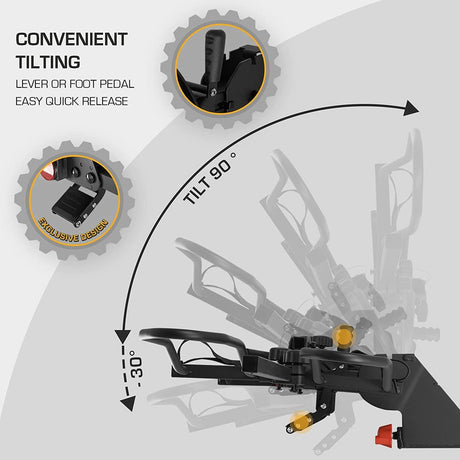 JupiterBike Rugged Dual eBike Carrying Rack – Hitch Mounted