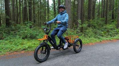 ENVO Flex Trike — Fat Tire Electric Adult Trike (Foldable, Differential RWD)