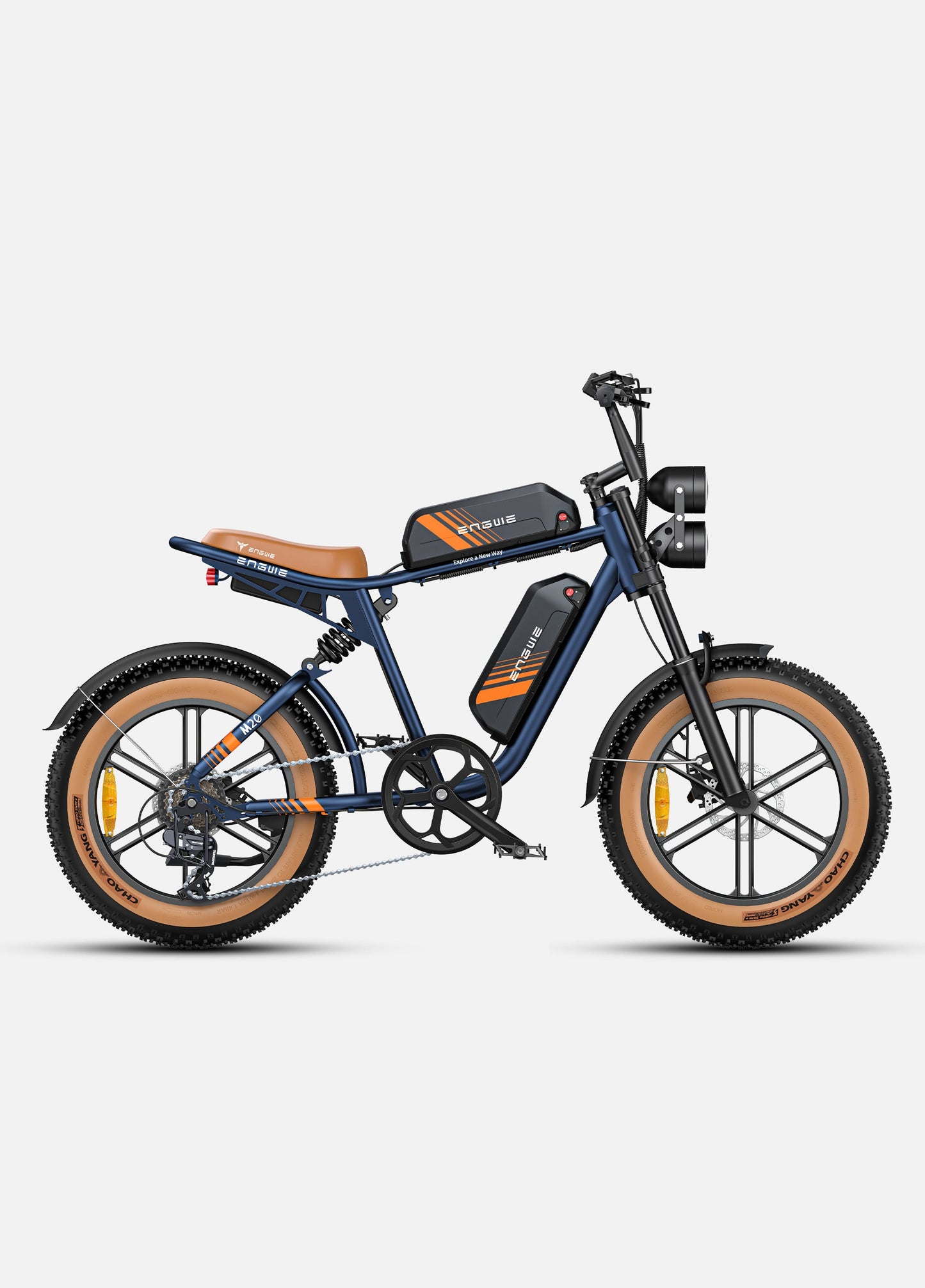 Engwe M20 2.0 Electric Bike - 1200W Fat Tire, Full Suspension, 162 Miles