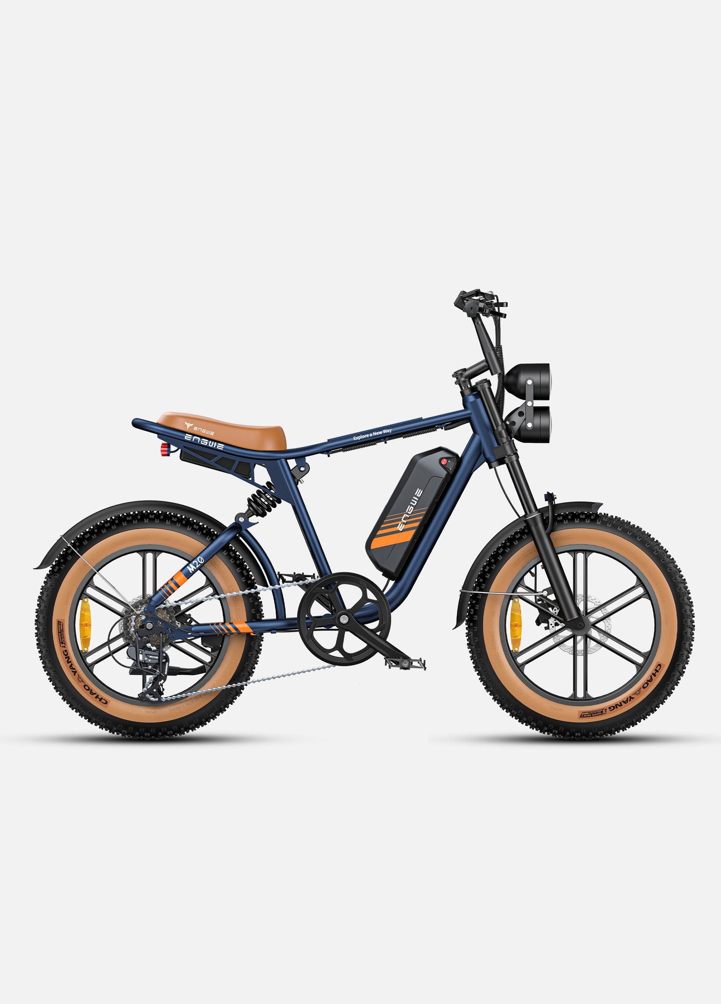 Engwe M20 2.0 Electric Bike - 1200W Fat Tire, Full Suspension, 162 Miles