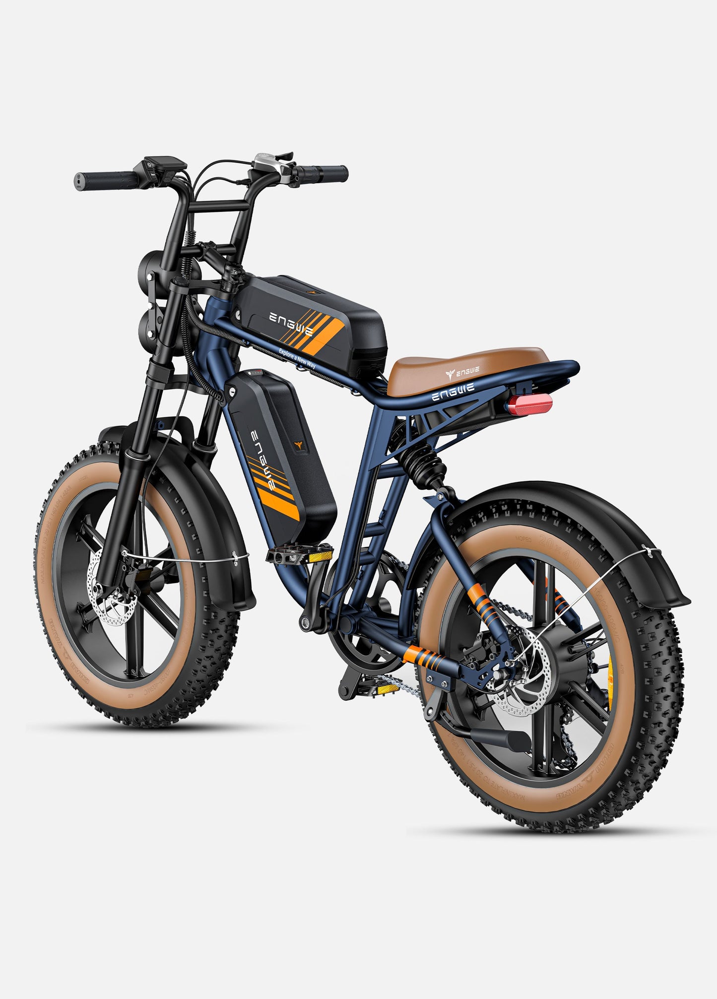 Engwe M20 2.0 Electric Bike - 1200W Fat Tire, Full Suspension, 162 Miles