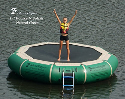 Island Hopper 13' Bounce N Splash Water Bouncer