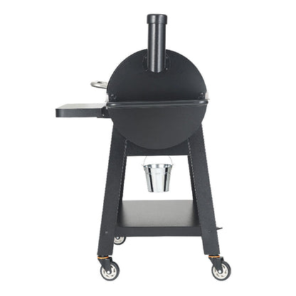 53" Heavy Duty Portable Wood Pellet BBQ Grill With Cart